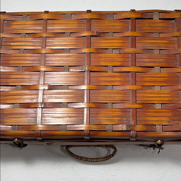 One Vintage Occupied Japan Split Bamboo Basket